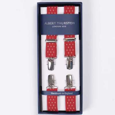 ATX-2447 Albert Thurston吊带X 型夹子4 点 25 毫米松紧带（松紧带）[正装配饰] ALBERT THURSTON 更多图片