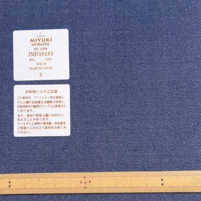 JMD10183 工人高密度工作服梭织羊毛丹宁布蓝色[面料] 美雪敬织 (Miyuki) 更多图片
