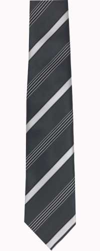 NE-405 Nishijin 编织黑色条纹领带[正装配饰] 山本（EXCY） 更多图片