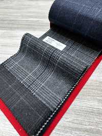 4MN1551 VARAIETES 3PLY GLEN CHECK 中灰色[面料] 美雪敬织 (Miyuki) 更多图片