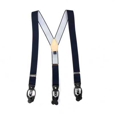 SR-NAVY SR-NAVY 背带 EXCY Braces 海军蓝 素色 2in1 35mm 松紧