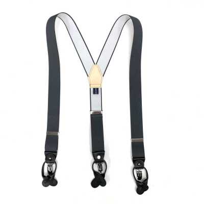 SR-GREY SR-GREY 背带 EXCY Braces 灰色 素色 2in1 35mm 弹性
