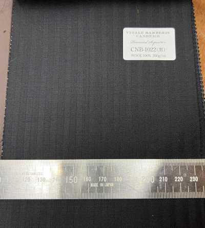 CNB1022 CANONICO 常规 Super110's PERENNIAL 黑色暗条纹