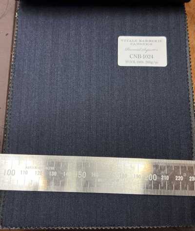 CNB1024 CANONICO 经典款 Super110's PERENNIAL 藏青色 影条纹
