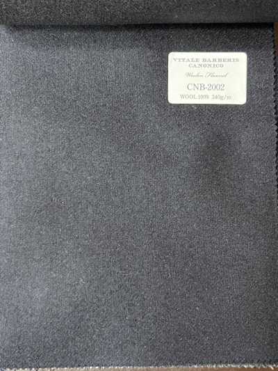 CNB2002 CANONICO（卡诺尼科） 经典款 羊毛法兰绒 深藏青 素色