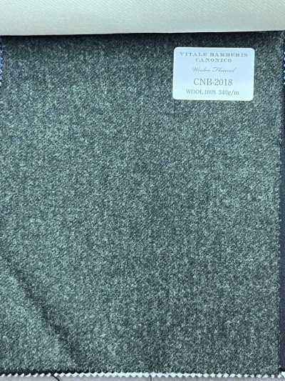 CNB2018 CANONICO 经典款 粗纺法兰绒 深灰色 素色