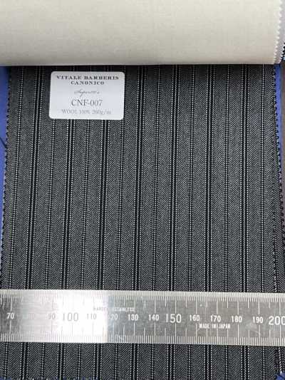CNF007 CANONICO 经典 Super110's 灰色灯芯绒长裤面料