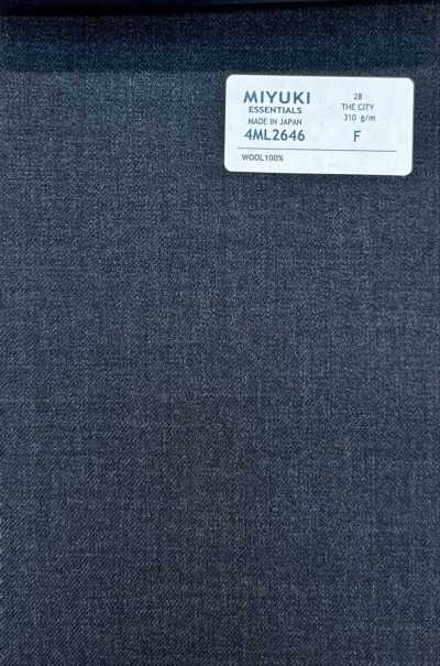 4ML2646 26AW THE CITY 斜纹 炭灰色