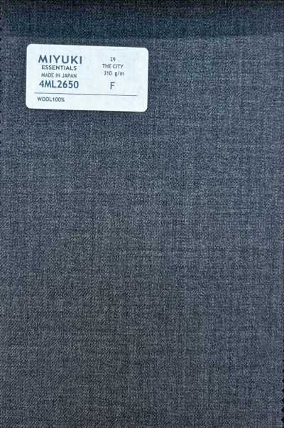 4ML2650 26AW THE CITY 斜纹 中灰色