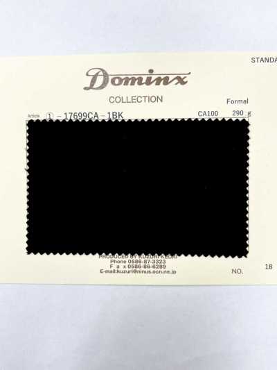 17699CA フォーマル DOMINX(ドミンクス) スタンダードコレクション カシミヤ100% オールシーズン対応 黒