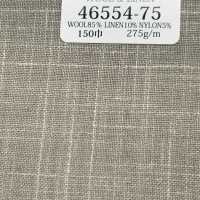 46554-75 25SSHERDREX [WOOL&LINEN] 羊毛和亚麻编织米色[面料] 国岛株式会社 更多图片