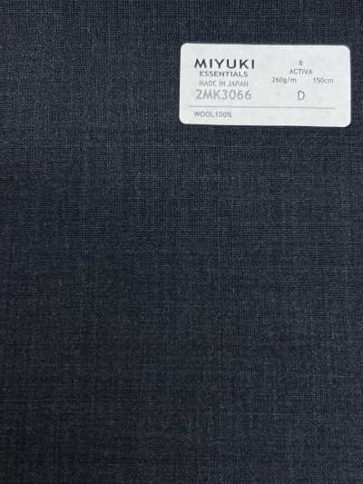 2MK3066 26SS 御幸面料 MIYUKI ESSENTIALS ACTIVA 藏青 素色
