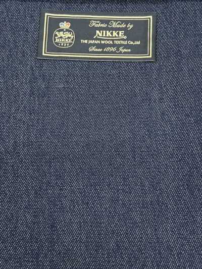 896S4311-38 NIKKE WOOL DENIM 海军蓝 素色 S140s