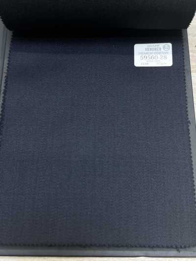 59560-28 26AW HERDREX【高级华达呢】高级华达呢 深藏青 素色