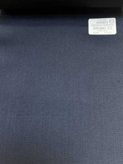 59560-35 26AW HERDREX 【PREMIUM VENETIAN】 高级威尼斯呢 蓝色 素色