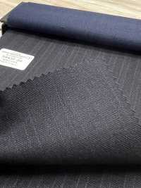 59431-26 25AW BEST SELECTION [N-STRETCH] N 弹力海军蓝 x 紫色阴影条纹[面料] 国岛株式会社 更多图片