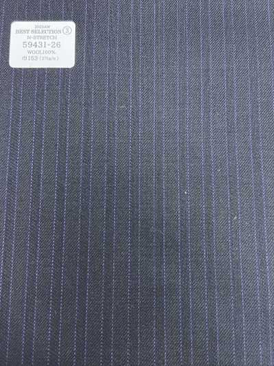 59431-26 26AW BEST SELECTION【N-STRETCH】海军蓝×紫色 暗条纹