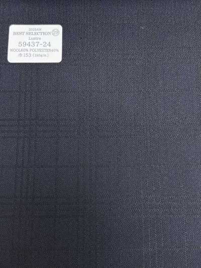 59437-24 26AW BEST SELECTION 【Lustre】Lustre 海军蓝 影格纹