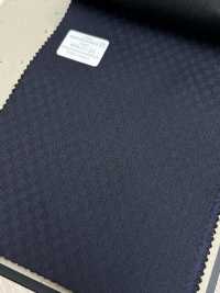 49457-20 25AW BEST SELECTION [Lustre] Luster Dark Navy Checkered Shadow[面料] 国岛株式会社 更多图片