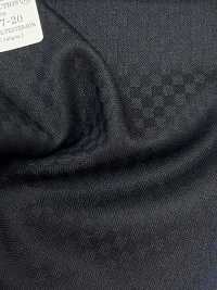 49457-20 25AW BEST SELECTION [Lustre] Luster Dark Navy Checkered Shadow[面料] 国岛株式会社 更多图片