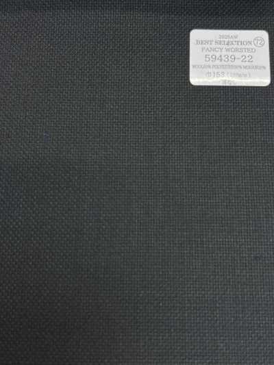 59439-22 26AW BEST SELECTION 【FANCY WORSTED】花式精纺 深藏青 格纹织纹图案
