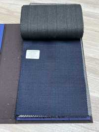55CN5530 CANONICO PERENNIAL SUPER110'S 海军蓝 x 酒红色格伦格纹[面料] 佳能 更多图片
