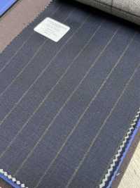 55CN5535 CANONICO PERENNIAL SUPER110'S 海军蓝条纹[面料] 佳能 更多图片