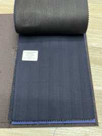 55CN5549 CANONICO PERENNIAL SUPER110'S 海军蓝编织条纹[面料] 佳能 更多图片