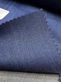 55CN5552 CANONICO PERENNIAL SUPER110'S 蓝色人字纹[面料] 佳能 更多图片