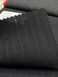 3MK3725 25AW ACTIVA 交替条纹深海军蓝[面料] 美雪毛纺厂 更多图片