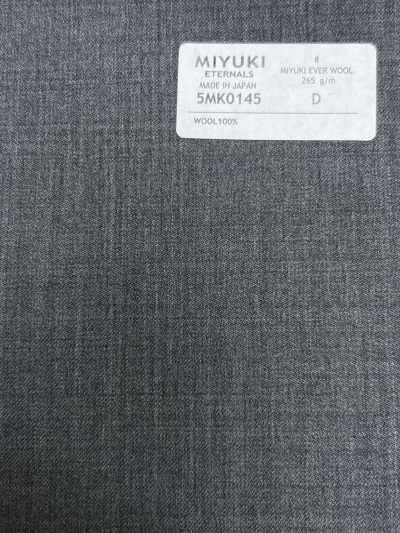 5MK0145 MIYUKI EVER WOOL 素色 浅灰色