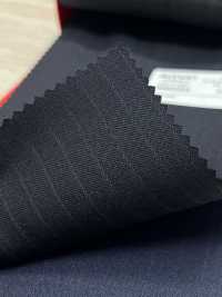 5MK0204 MIYUKI EVER WOOL 暗影条纹深海军蓝[面料] 美雪毛纺厂 更多图片