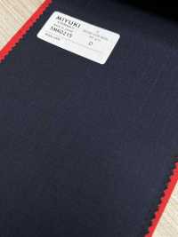 5MK0215 MIYUKI EVER WOOL 暗影条纹海军蓝[面料] 美雪毛纺厂 更多图片