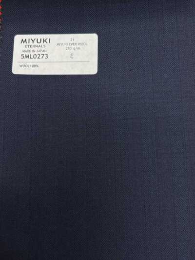 5ML0273 MIYUKI EVER WOOL 人字纹 海军蓝