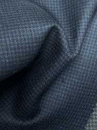 5ML0391 MIYUKI EVER WOOL（Miyuki Everwool）千鸟格海军蓝[面料] 美雪毛纺厂 更多图片