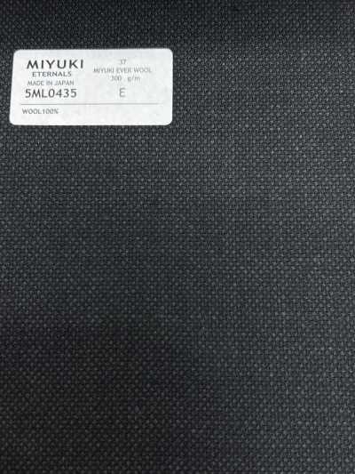 5ML0435 MIYUKI EVER WOOL 鸟眼 炭灰色