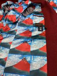 TPS3002 葛饰北斋印花里料重复图案 更多图片