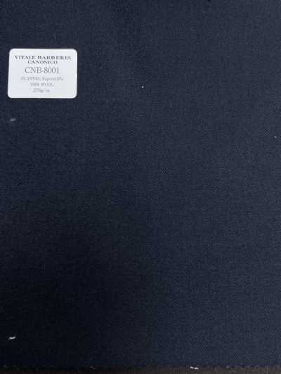CNB8001 CANONICO 经典款 FLANNEL Super120's 深藏青 素色