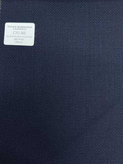 CNJ302 CANONICO(卡诺尼科) 经典款 21μMONTECARLO 夹克面料 霍普萨克 深藏青 素色