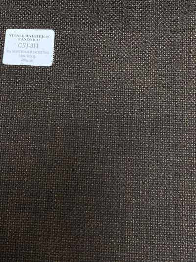 CNJ311 CANONICO 经典 21μMONTECARLO 夹克面料 Hopsack 棕色 素色