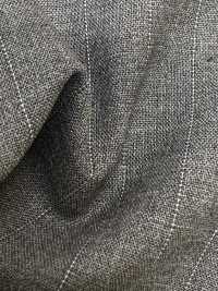 2MK4443 26SS Miyuki面料MIYUKI ESSENTIALS ACTIVA 中灰色条纹 美雪毛纺厂 更多图片