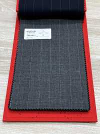 2MK4443 26SS Miyuki面料MIYUKI ESSENTIALS ACTIVA 中灰色条纹 美雪毛纺厂 更多图片