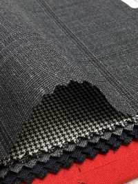 2MK3626 26SS Miyuki面料MIYUKI ESSENTIALS ACTIVA COOLTEC 中灰色格纹 美雪毛纺厂 更多图片