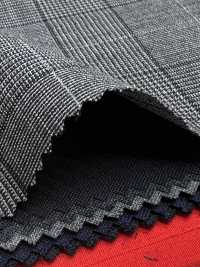 2MK4491 26SS Miyuki面料MIYUKI ESSENTIALS ACTIVA COOLTEC 中灰色格纹 美雪毛纺厂 更多图片