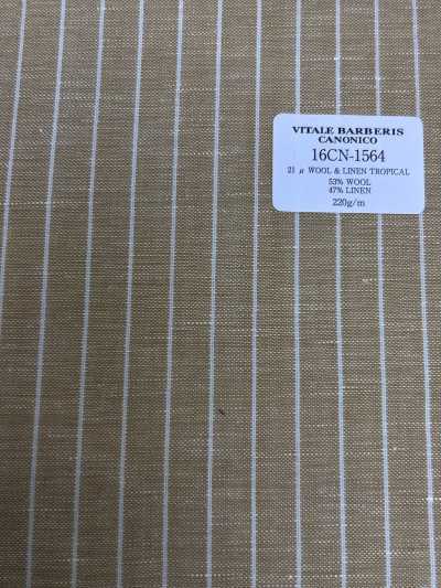 16CN1564 26SS VBC 维塔莱·巴贝里斯·卡诺尼科 21微米 羊毛&亚麻 热带面料
