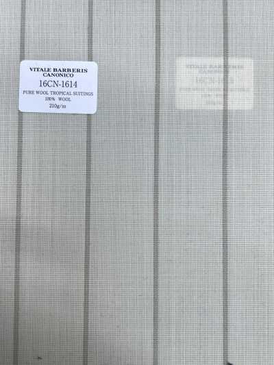 16CN1614 26SS VBC 维塔莱·巴贝里斯·卡诺尼科 纯羊毛热带精纺西装面料