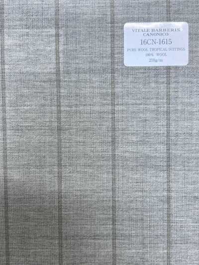 16CN1615 26SS VBC 维达莱·巴贝里斯·卡诺尼科 纯羊毛热带呢西装面料