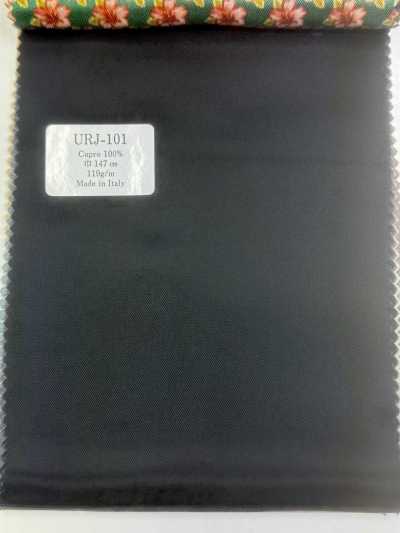 URJ-101 意大利产 铜氨纤维100%印花里布 黑色 纯色