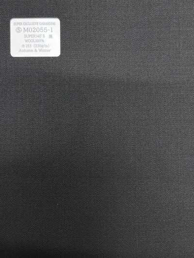 M02055-1 KUNISHIMA1850 独家系列【SUPER EXCLUSIVE GABARDINE】 黑色 素色