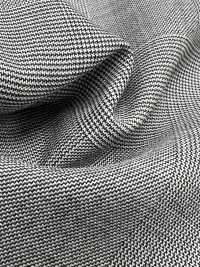 M02053-9 KUNISHIMA1850 独家系列 [140支超细羊毛] 黑白格纹[面料] 国岛株式会社 更多图片